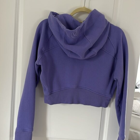 Lululemon cropped scuba hoddie size 8 - Picture 4 of 4